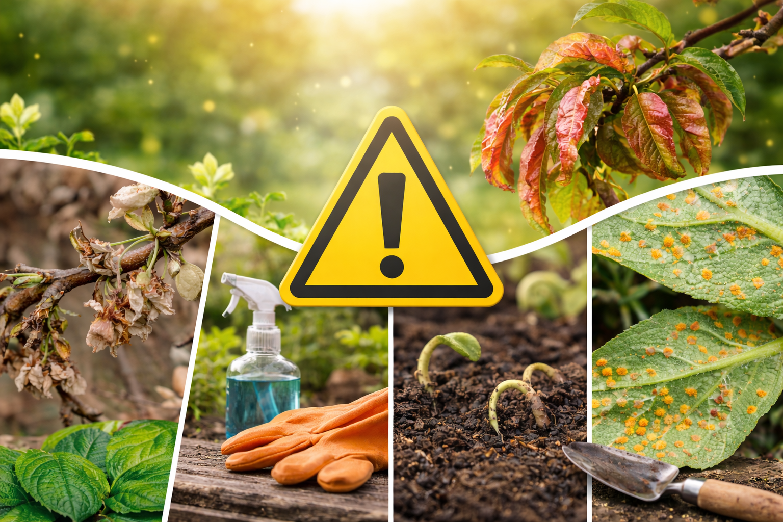 Хвороби рослин, які активізуються ранньою весною